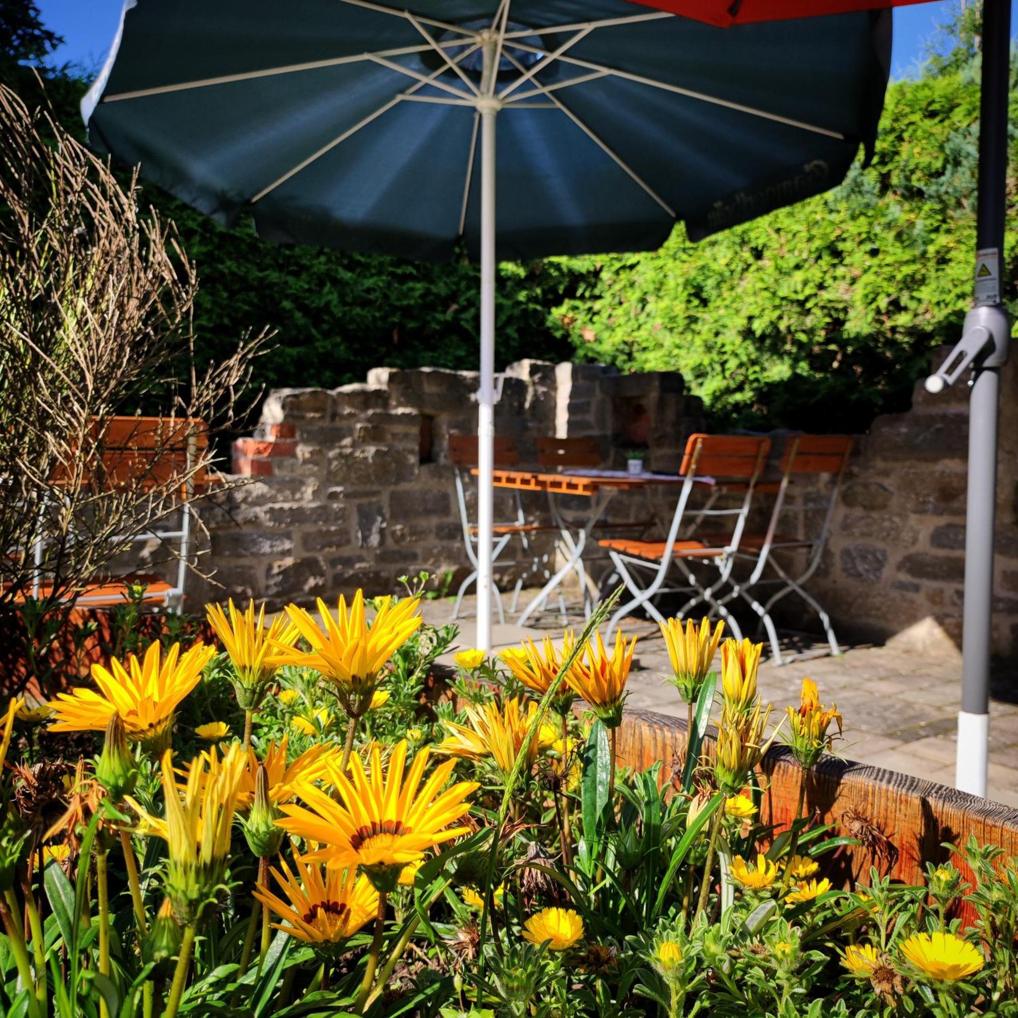 Cafe Im Hof- Bed & Breakfast Streufdorf エクステリア 写真